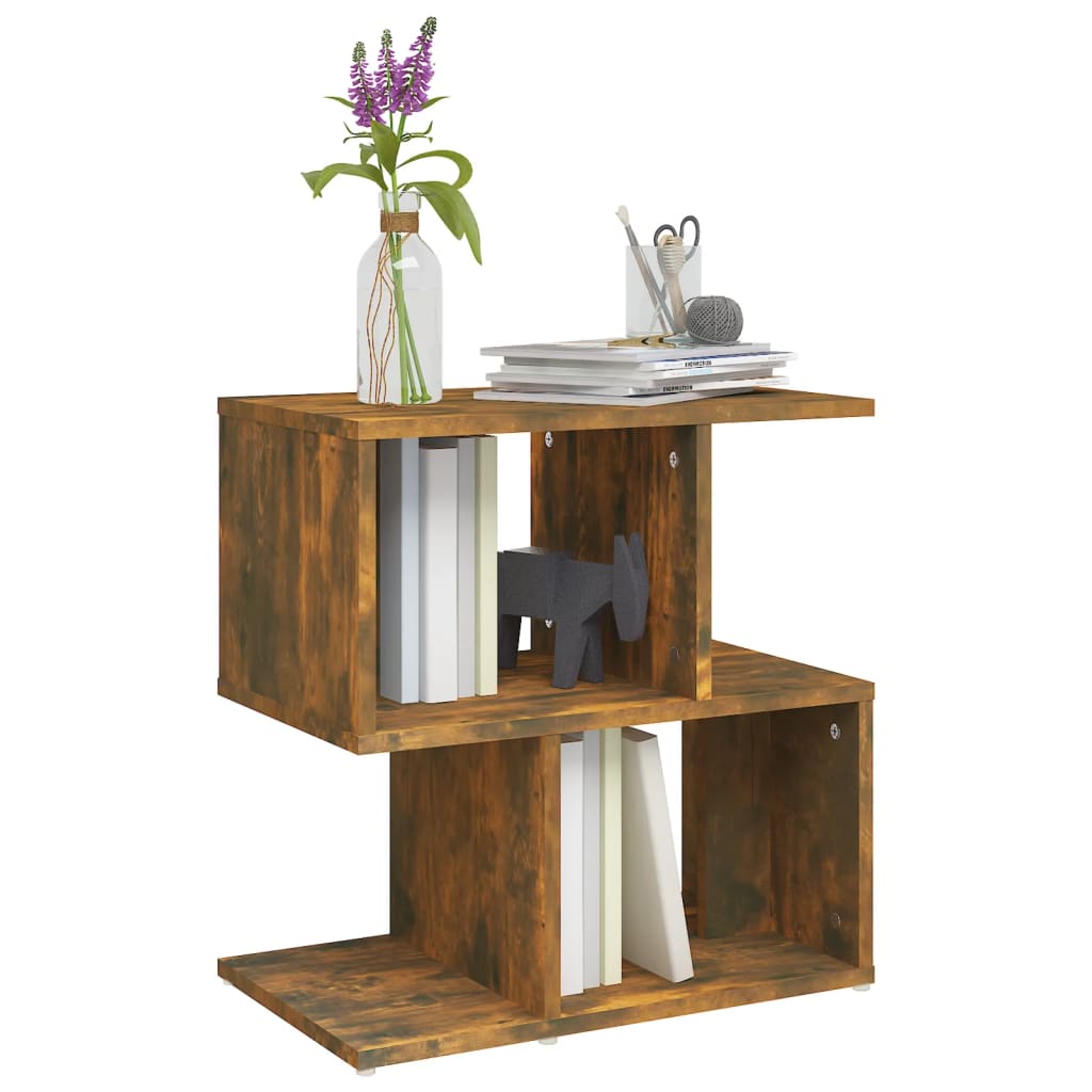 Tables de chevet 2 pcs. chêne fumé 50x30x51,5 cm matériau bois