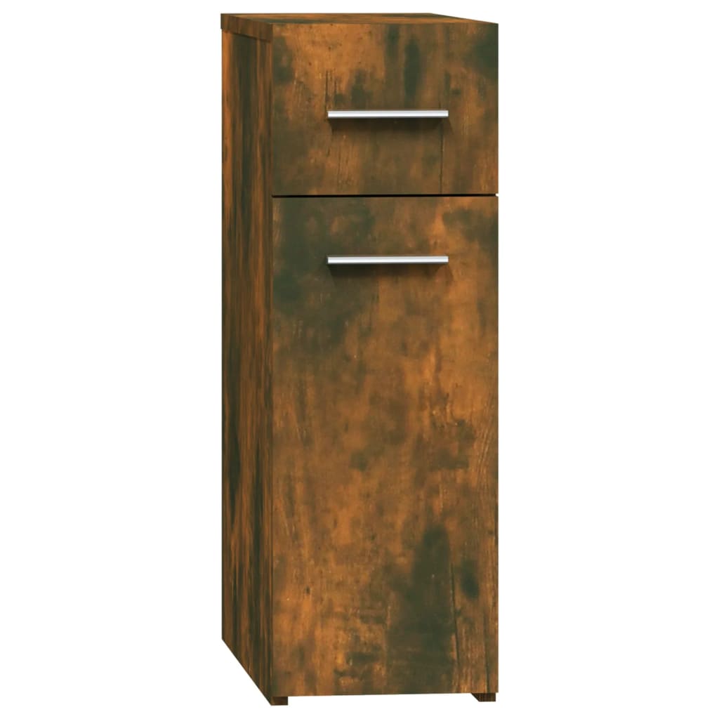 Armoire d'apothicaire chêne fumé 20x45,5x60 cm en bois