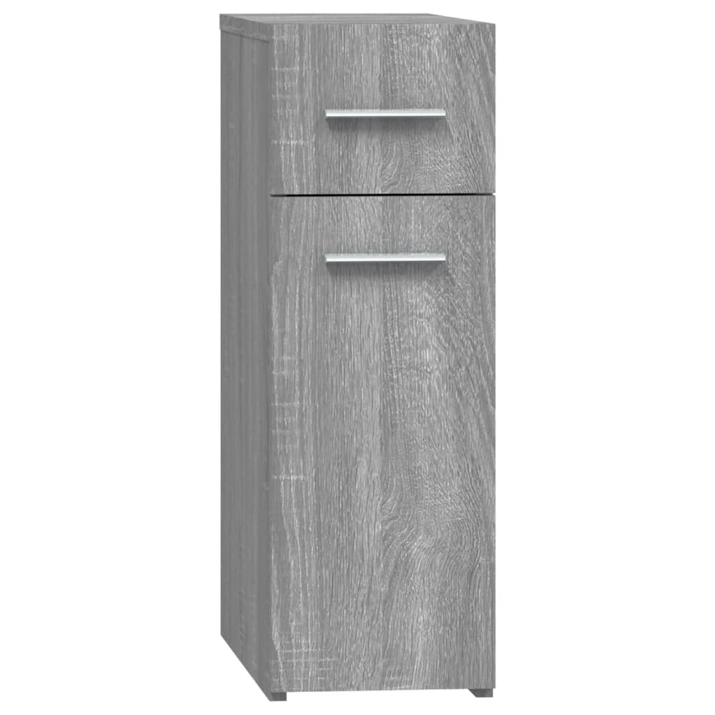 Armoire d'apothicaire gris Sonoma 20x45,5x60 cm en bois