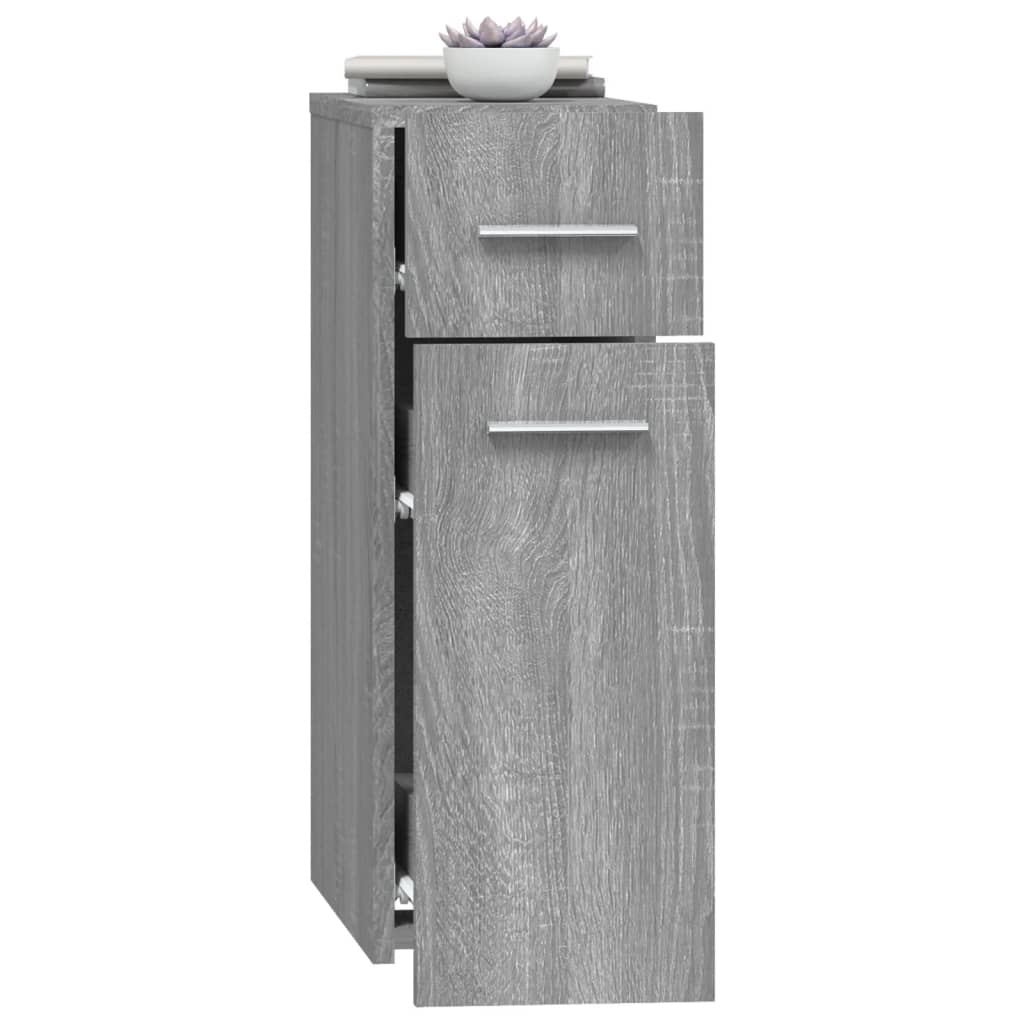 Armoire d'apothicaire gris Sonoma 20x45,5x60 cm en bois