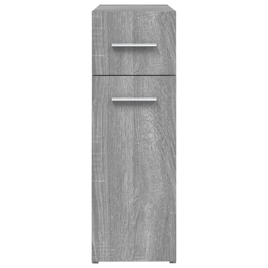 Armoire d'apothicaire gris Sonoma 20x45,5x60 cm en bois