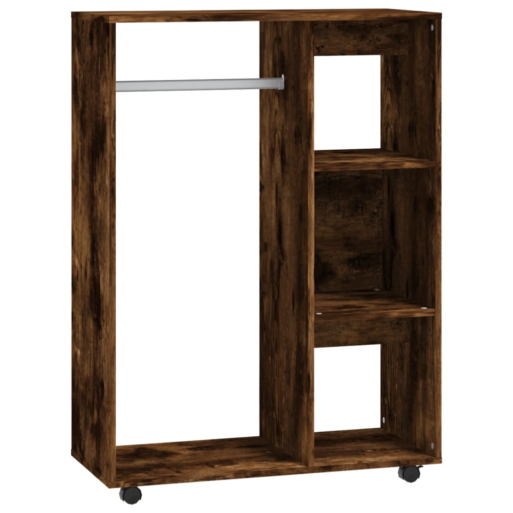 Kleiderschrank Räuchereiche 80x40x110 cm Holzwerkstoff