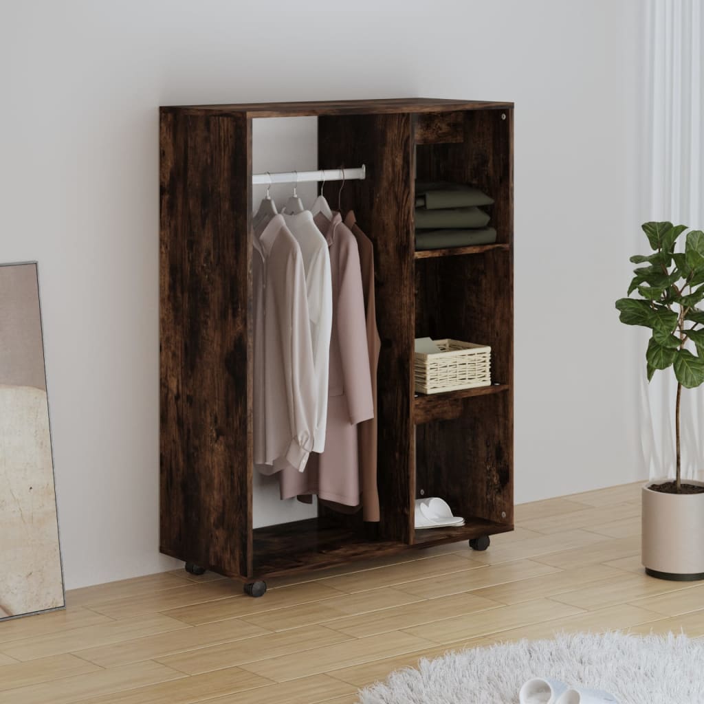 Armoire chêne fumé 80x40x110 cm matériau bois