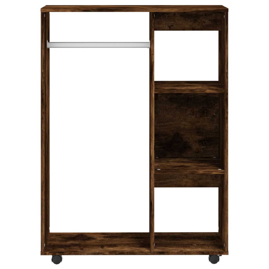 Kleiderschrank Räuchereiche 80x40x110 cm Holzwerkstoff