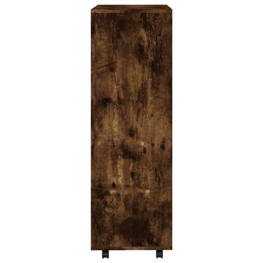 Armoire chêne fumé 80x40x110 cm matériau bois