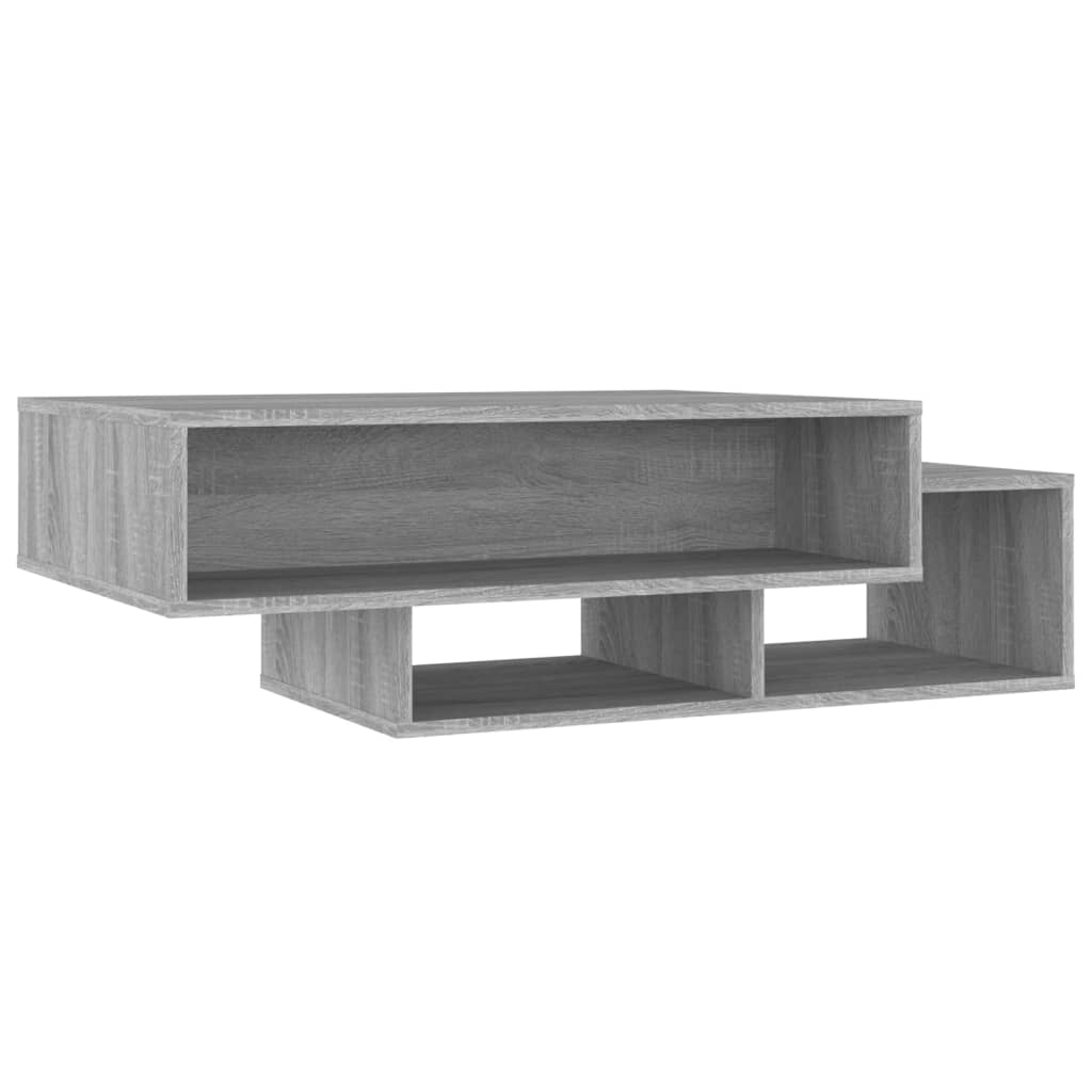 Table basse Sonoma grise 105x55x32 cm en bois