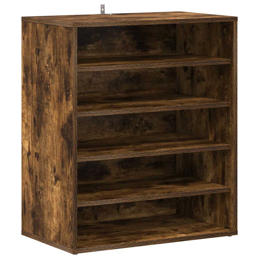 Schuhschrank Räuchereiche 60x35x70 cm Holzwerkstoff