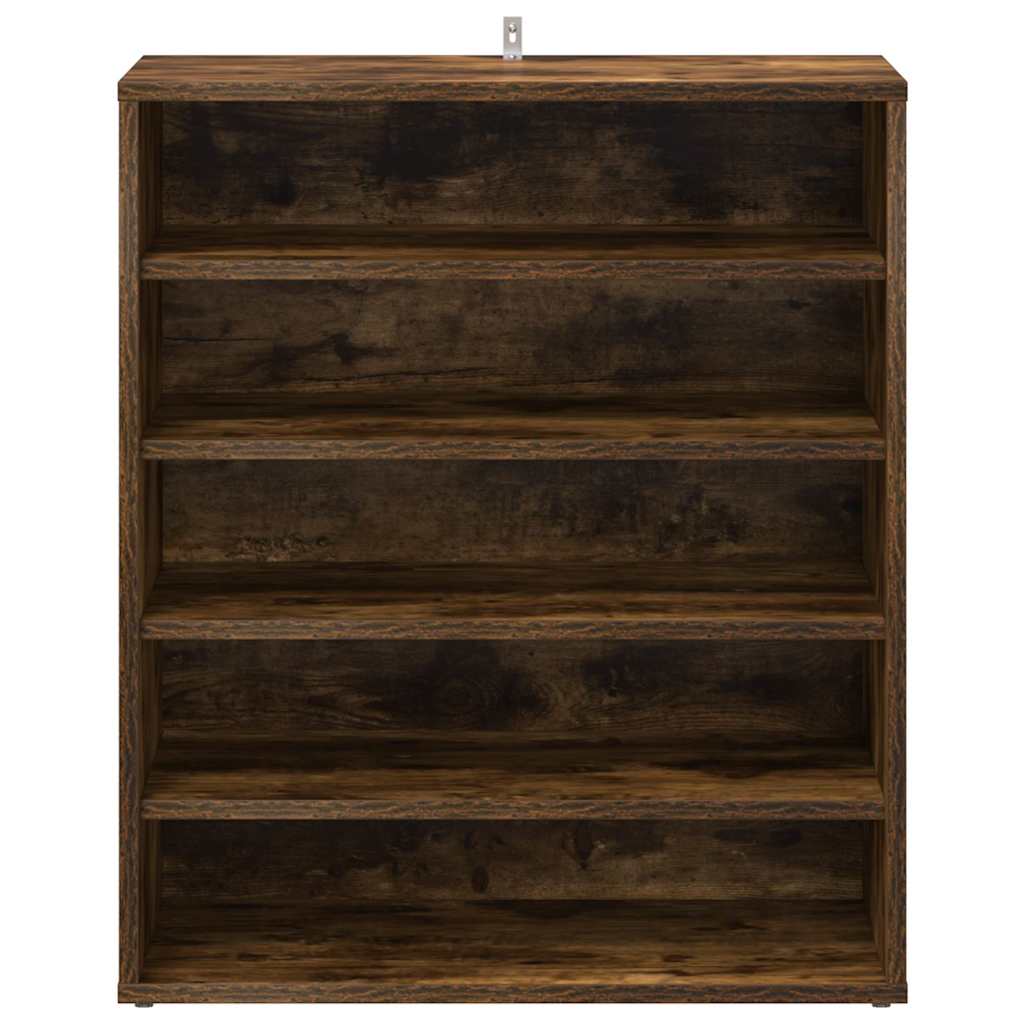 Schuhschrank Räuchereiche 60x35x70 cm Holzwerkstoff