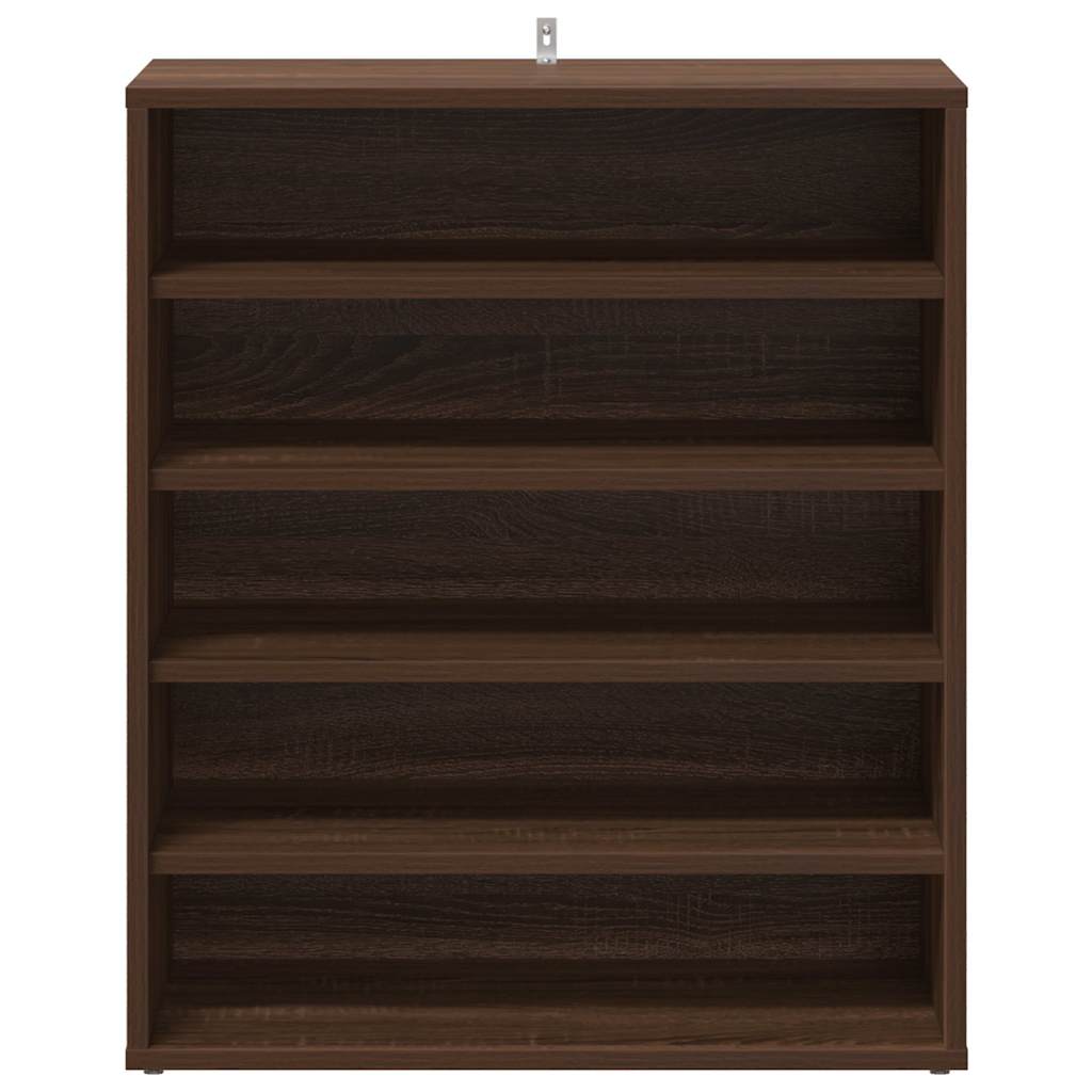 Schuhschrank Braun Eichen-Optik 60x35x70 cm Holzwerkstoff