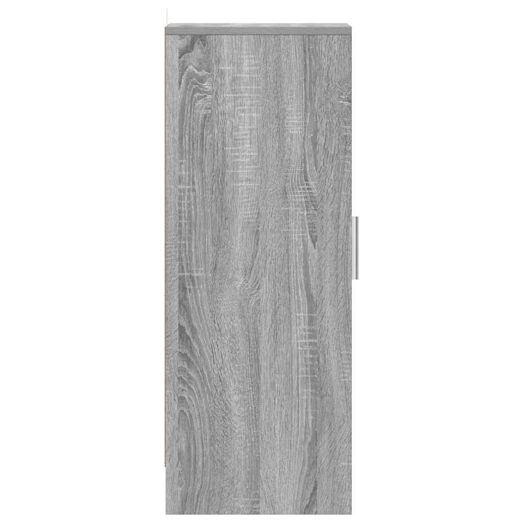 Étagère à chaussures gris Sonoma 32x35x92 cm en bois