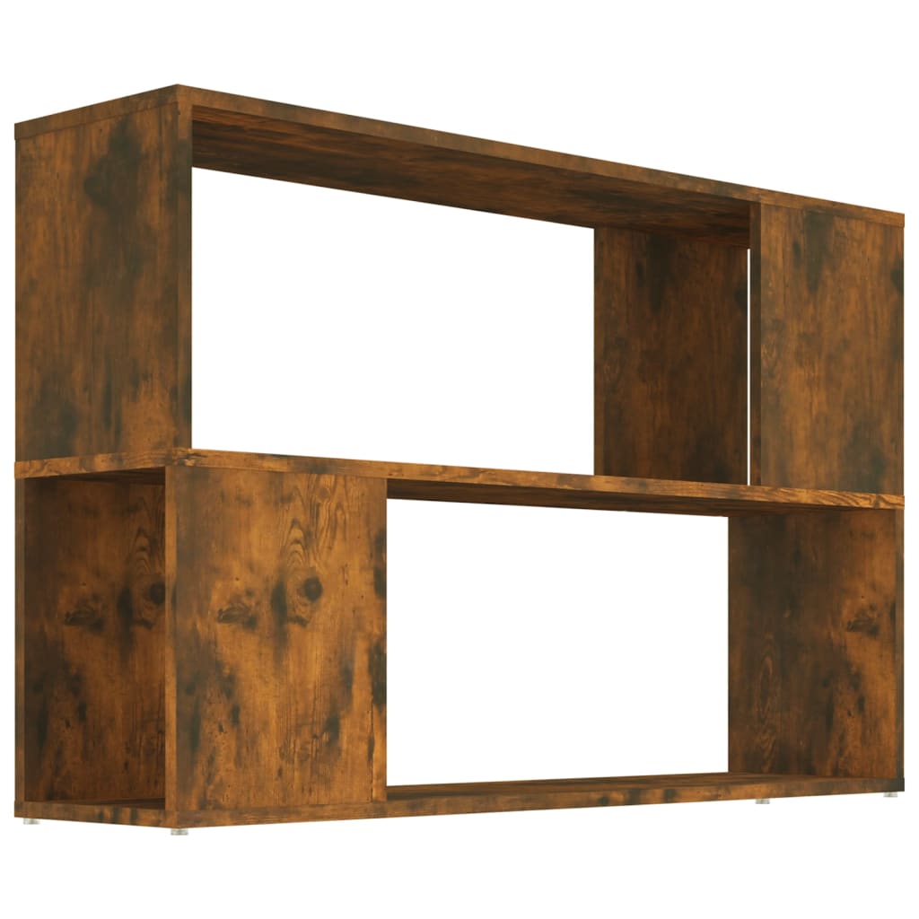 Bookshelf Smoked Oak 100x24x63 cm Wood Material