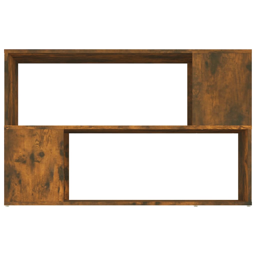 Bookshelf Smoked Oak 100x24x63 cm Wood Material