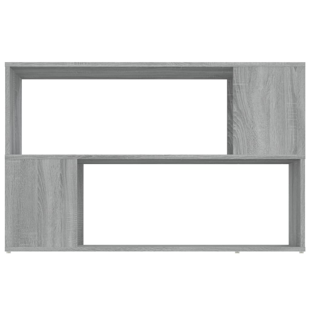 Bookshelf Gray Sonoma 100x24x63 cm Wood Material