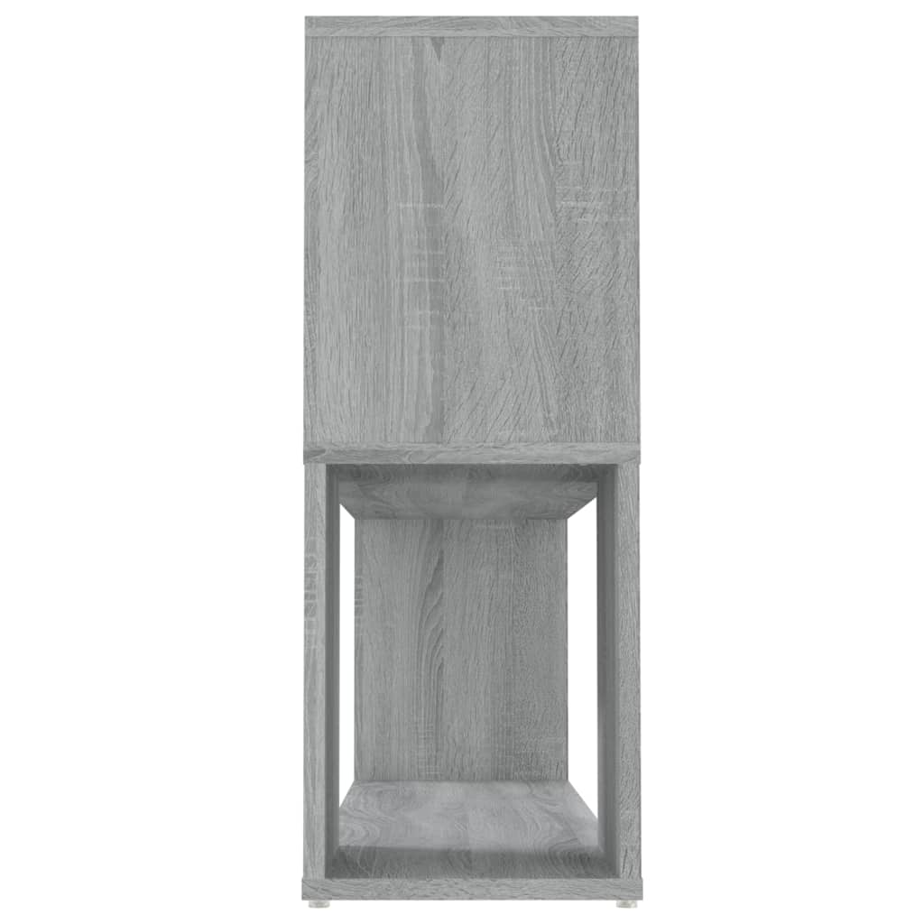 Bookshelf Gray Sonoma 100x24x63 cm Wood Material