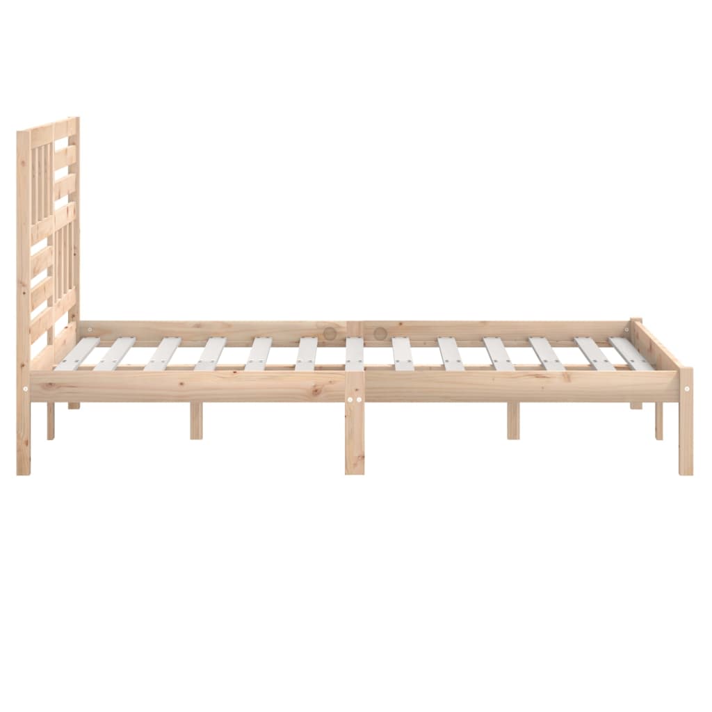 Massivholzbett ohne Matratze 120x200 cm Kiefernholz