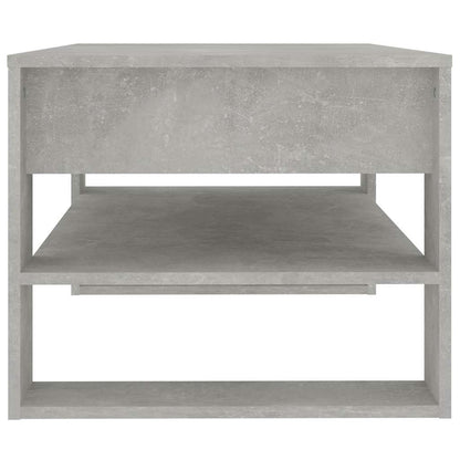 Couchtisch Betongrau 102x55x45 cm Holzwerkstoff