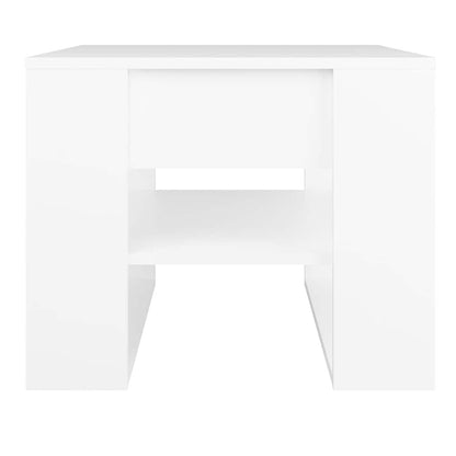 Couchtisch Weiß 55,5x55x45 cm Holzwerkstoff
