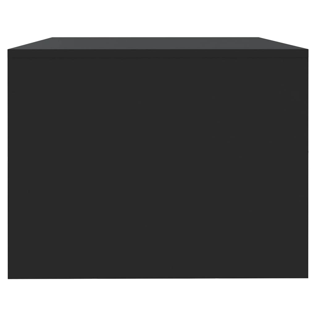 Coffee Table Black 102x55x42 cm Wood Material