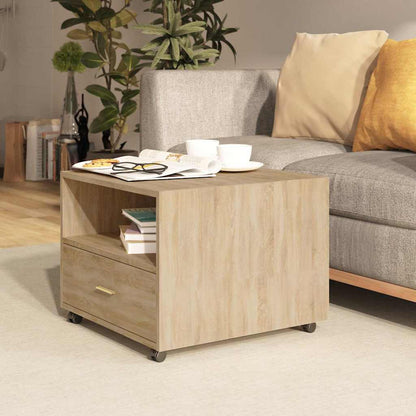 Couchtisch Sonoma-Eiche 55x55x40 cm Holzwerkstoff