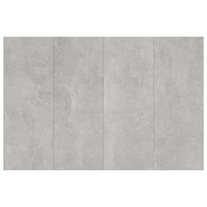 Kopfteil Betongrau 120x1,5x80 cm Holzwerkstoff