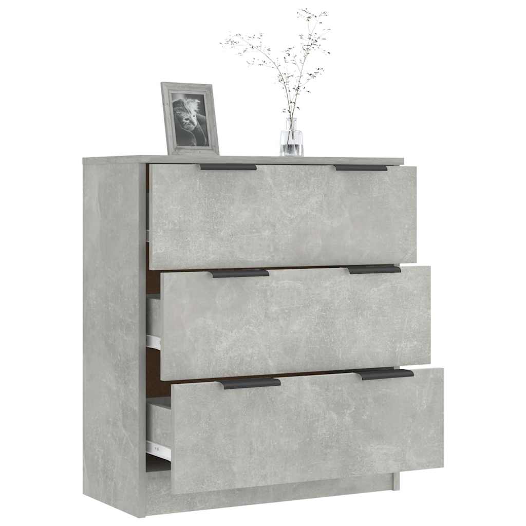 Sideboard Betongrau 60x30x70 cm Holzwerkstoff