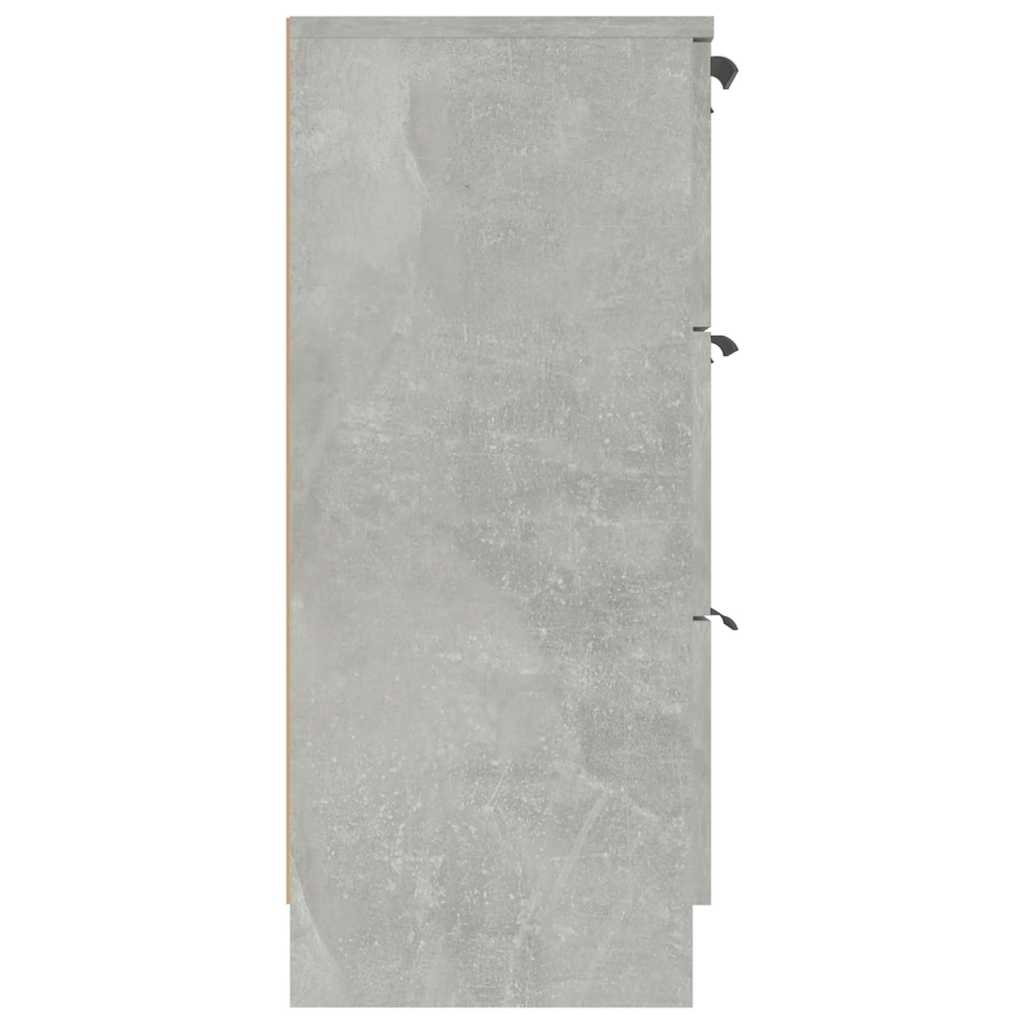 Sideboard Betongrau 60x30x70 cm Holzwerkstoff