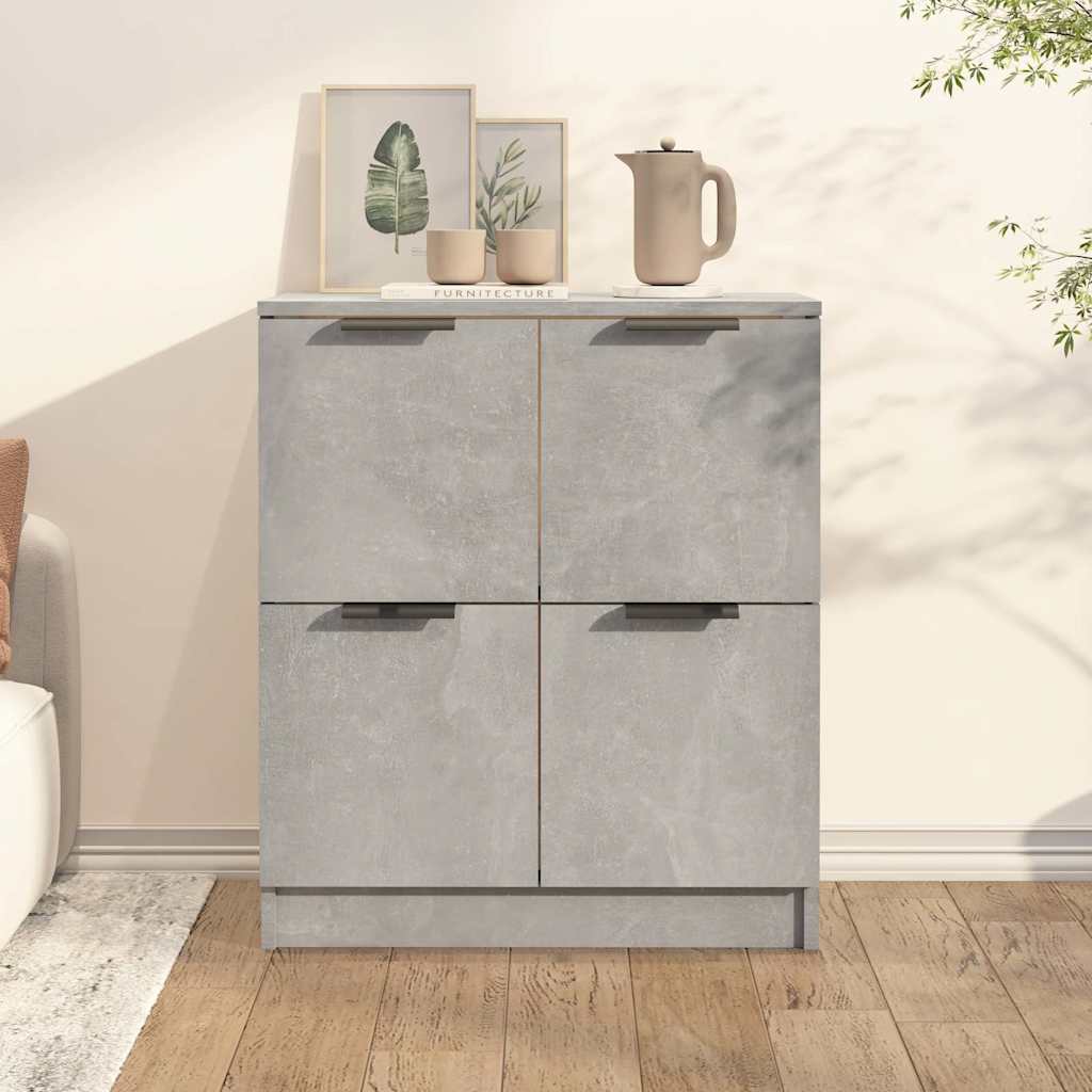 Sideboard Betongrau 60x30x70 cm Holzwerkstoff