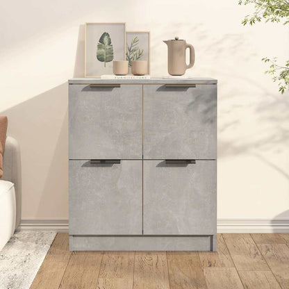 Sideboard Betongrau 60x30x70 cm Holzwerkstoff