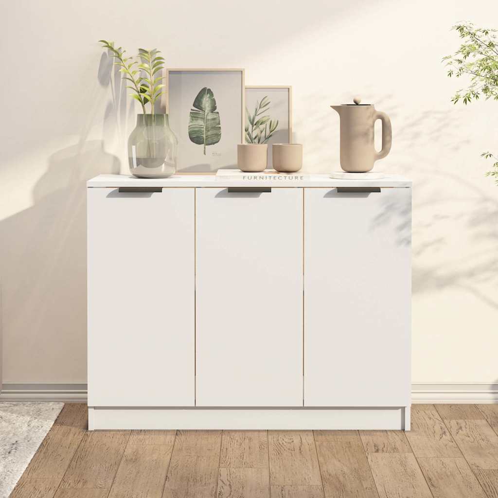 Sideboard Weiß 90,5x30x70 cm Holzwerkstoff