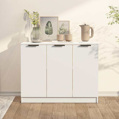 Sideboard Weiß 90,5x30x70 cm Holzwerkstoff