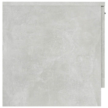 Nachttische 2 Stk. Betongrau 40x39x40 cm