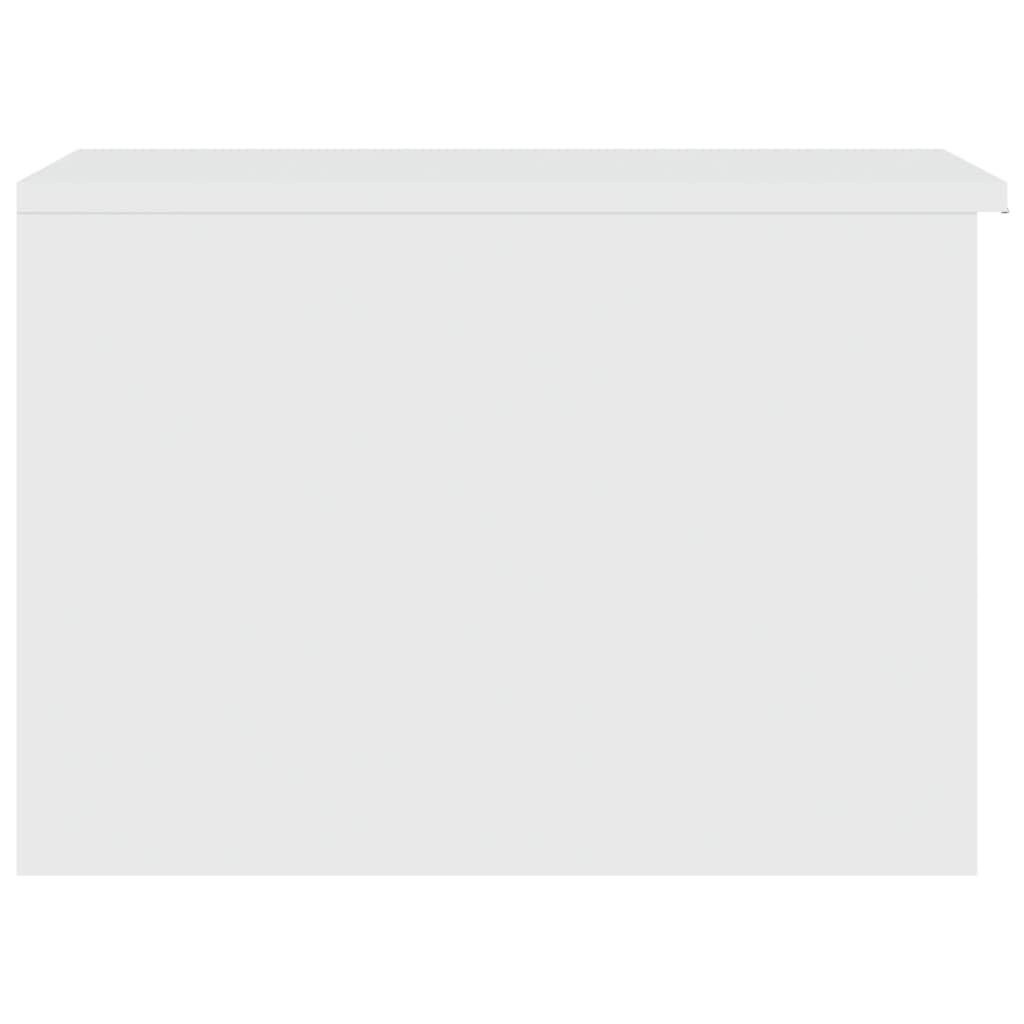 Table basse blanche 50x50x36 cm en bois
