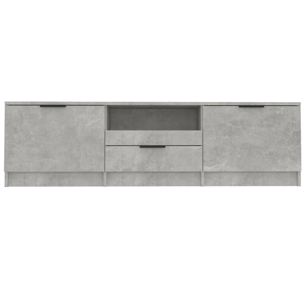 TV-Schrank Betongrau 140x35x40 cm Holzwerkstoff