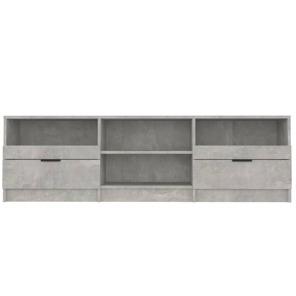 TV-Schrank Betongrau 150x33,5x45 cm Holzwerkstoff