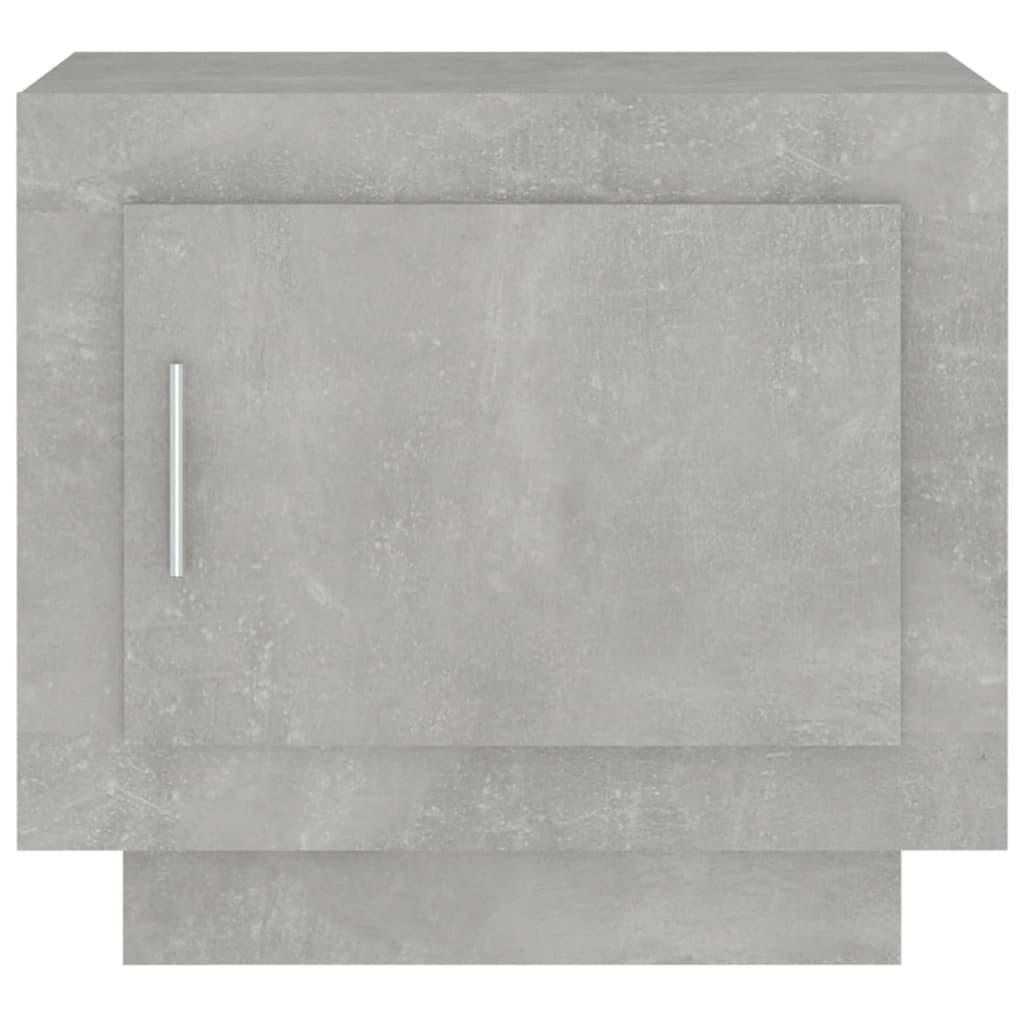 Table basse gris béton 51x50x45 cm en bois