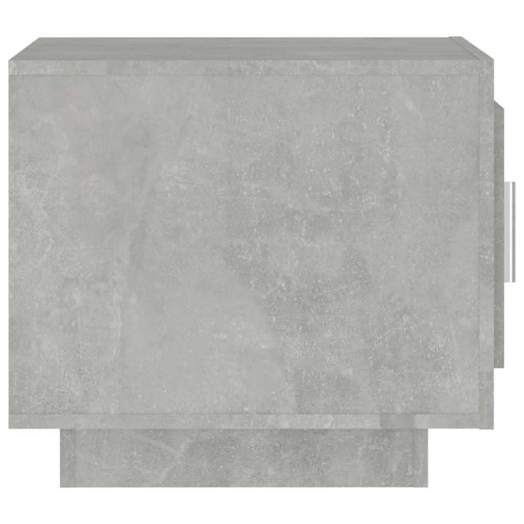 Table basse gris béton 51x50x45 cm en bois