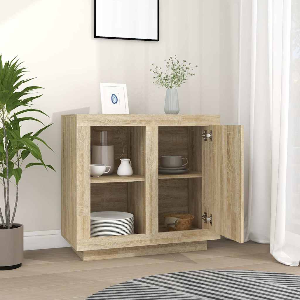 Sideboard Sonoma-Eiche 80x40x75 cm
