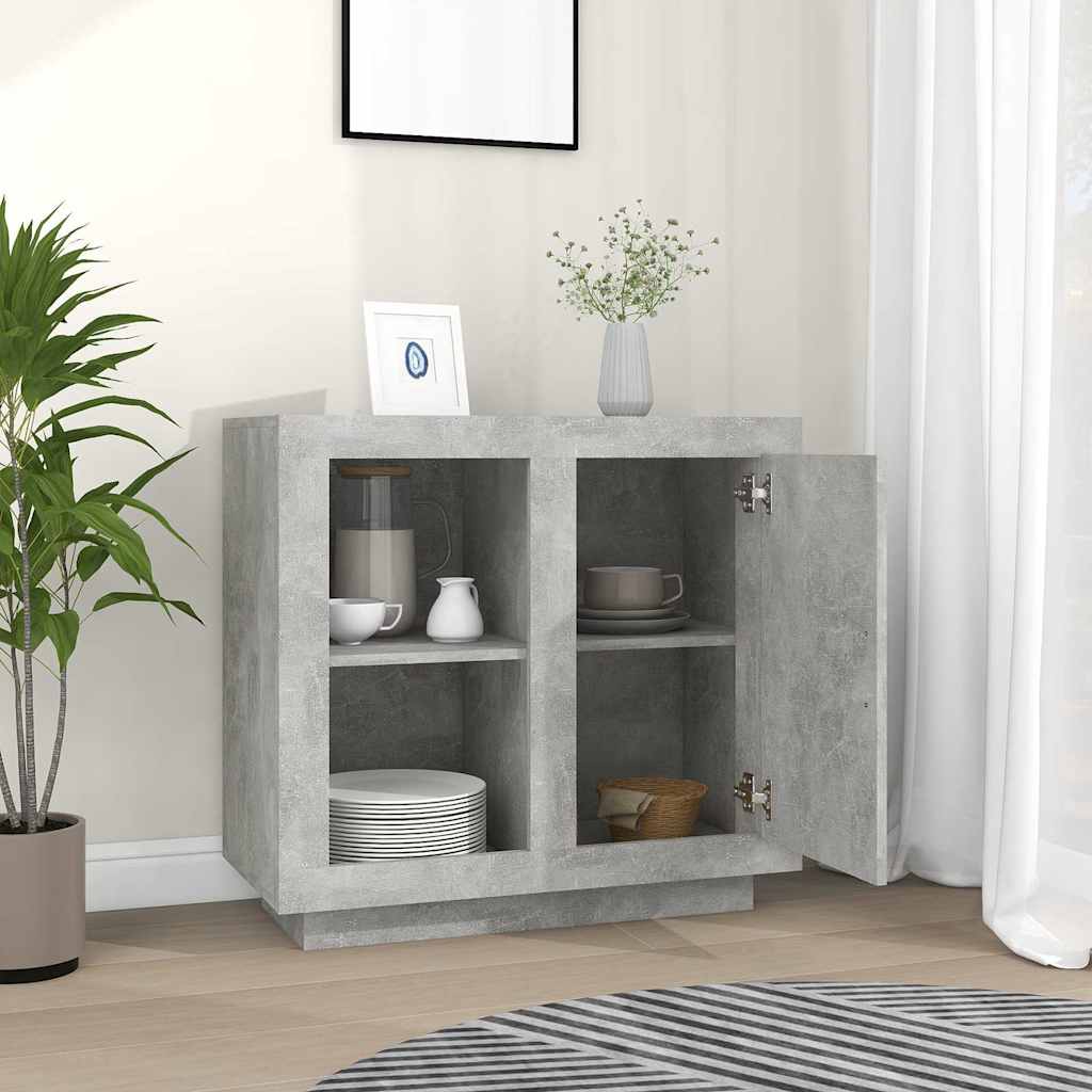 Sideboard Betongrau 80x40x75 cm