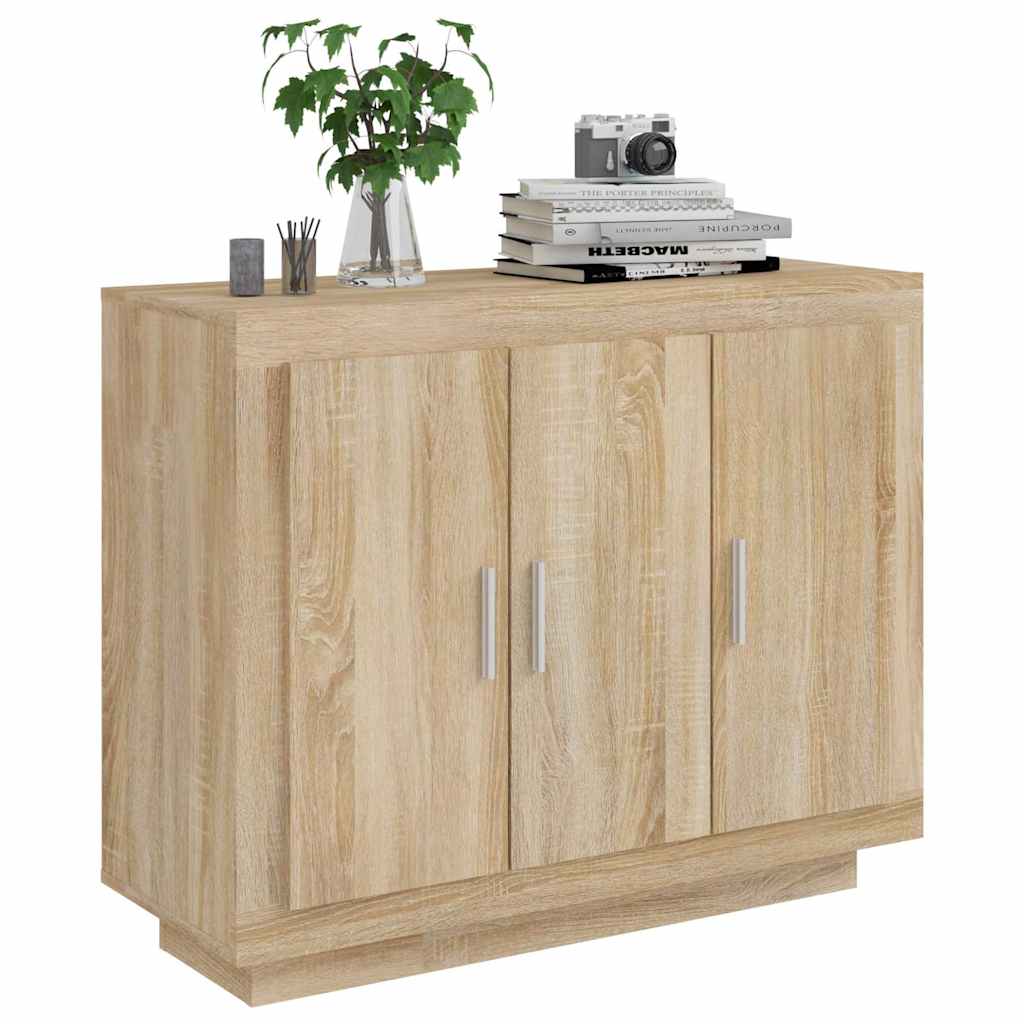 Sideboard Sonoma-Eiche 92x35x75 cm Holzwerkstoff