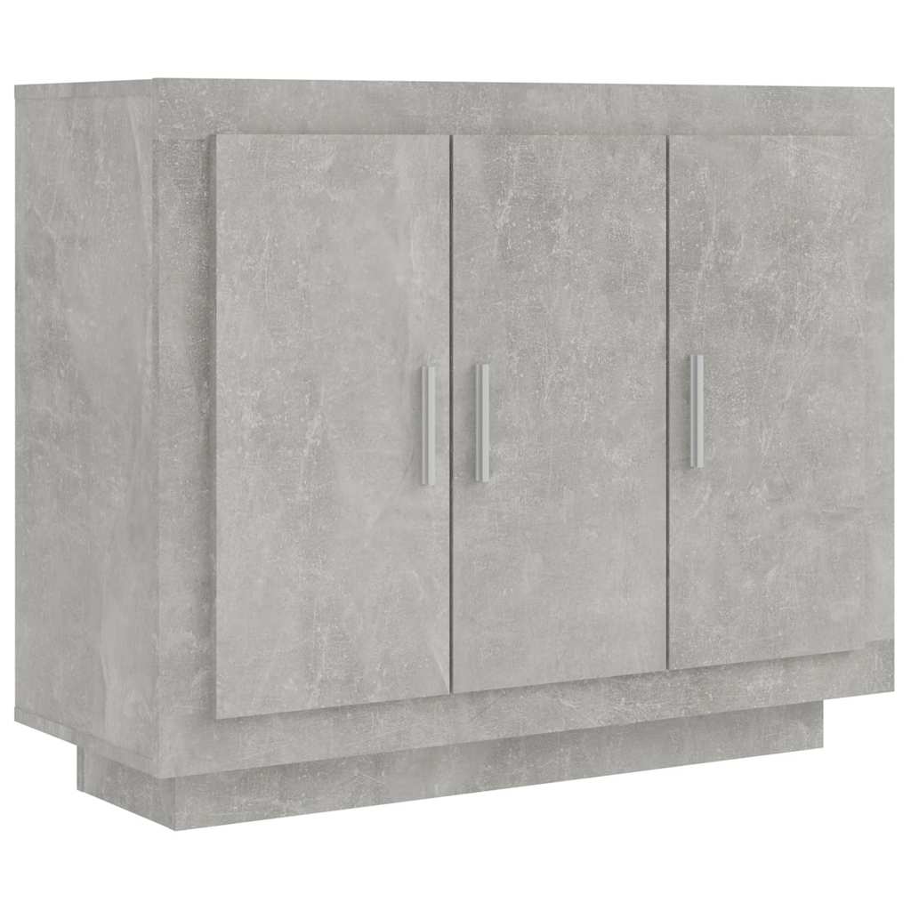 Sideboard Betongrau 92x35x75 cm Holzwerkstoff