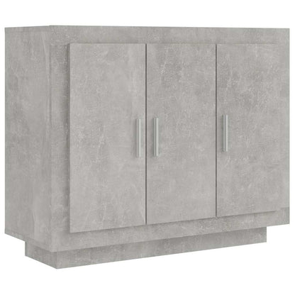 Sideboard Betongrau 92x35x75 cm Holzwerkstoff