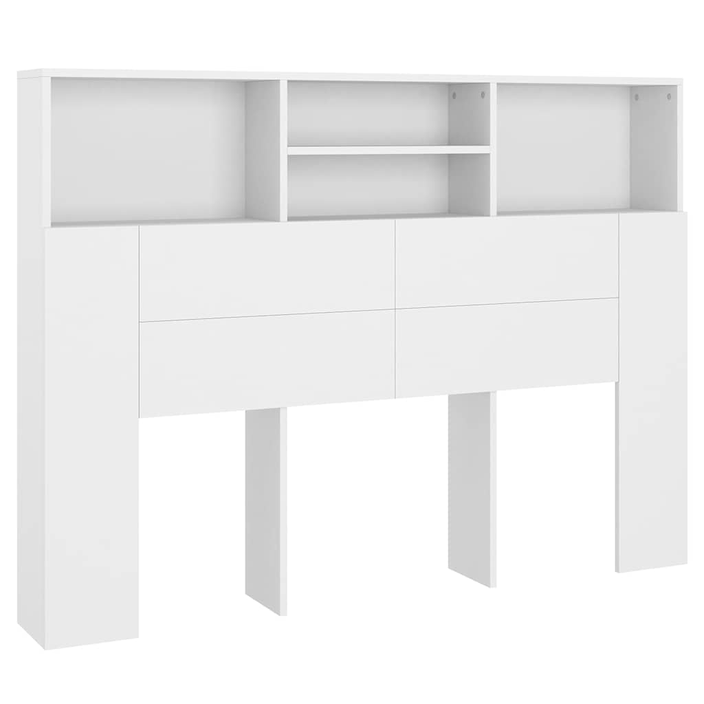 Kopfteilschrank Weiß 140 x 19 x 103,5 cm