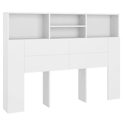 Kopfteilschrank Weiß 140 x 19 x 103,5 cm