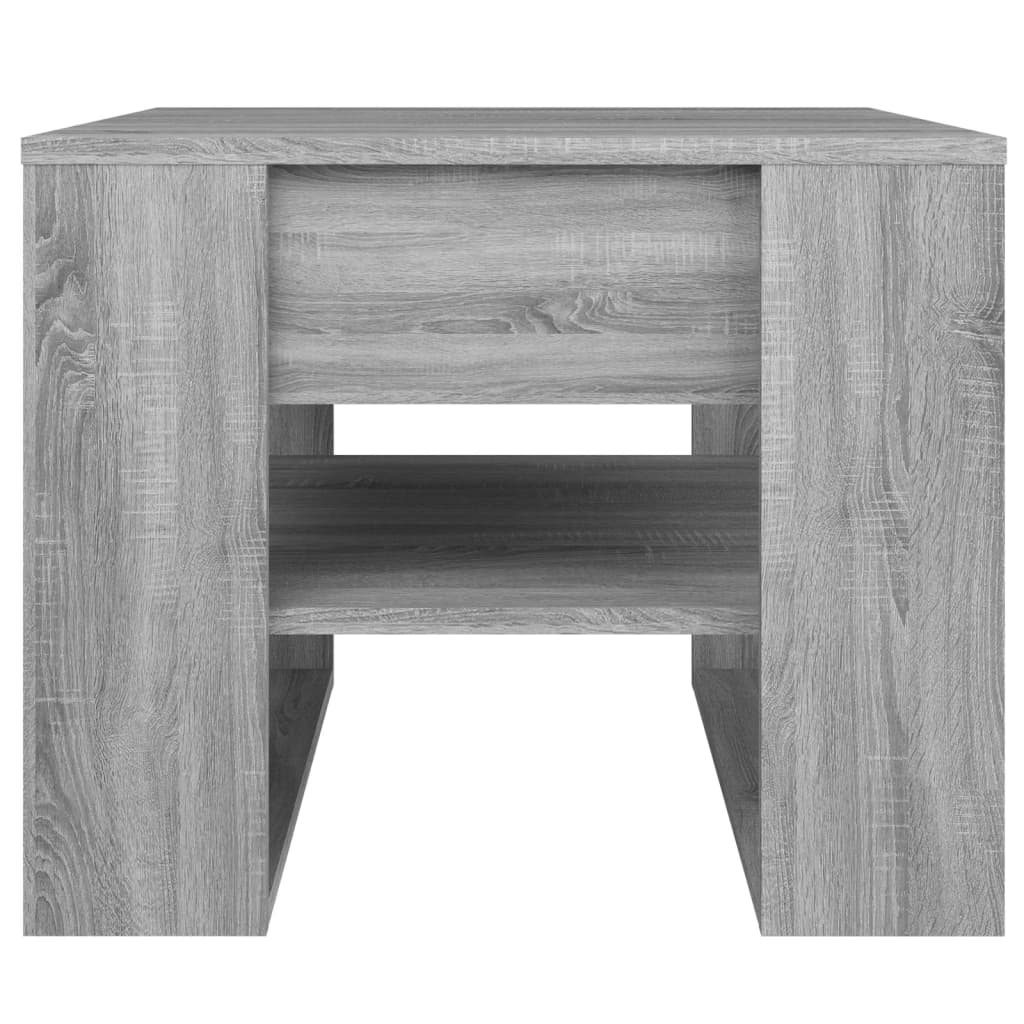 Table basse Sonoma grise 55,5x55x45 cm en bois