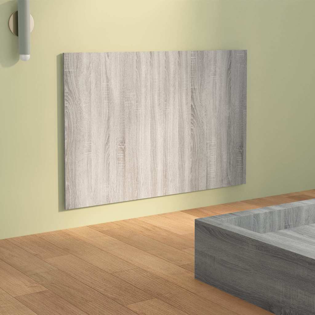 Kopfteil Grau Sonoma 120x1,5x80 cm Holzwerkstoff