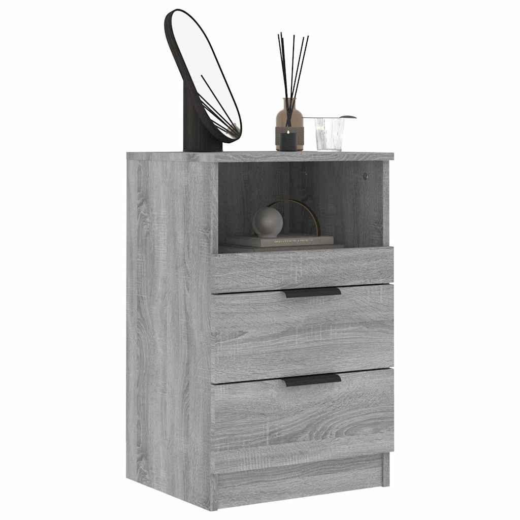Nachttisch Grau Sonoma Holzwerkstoff