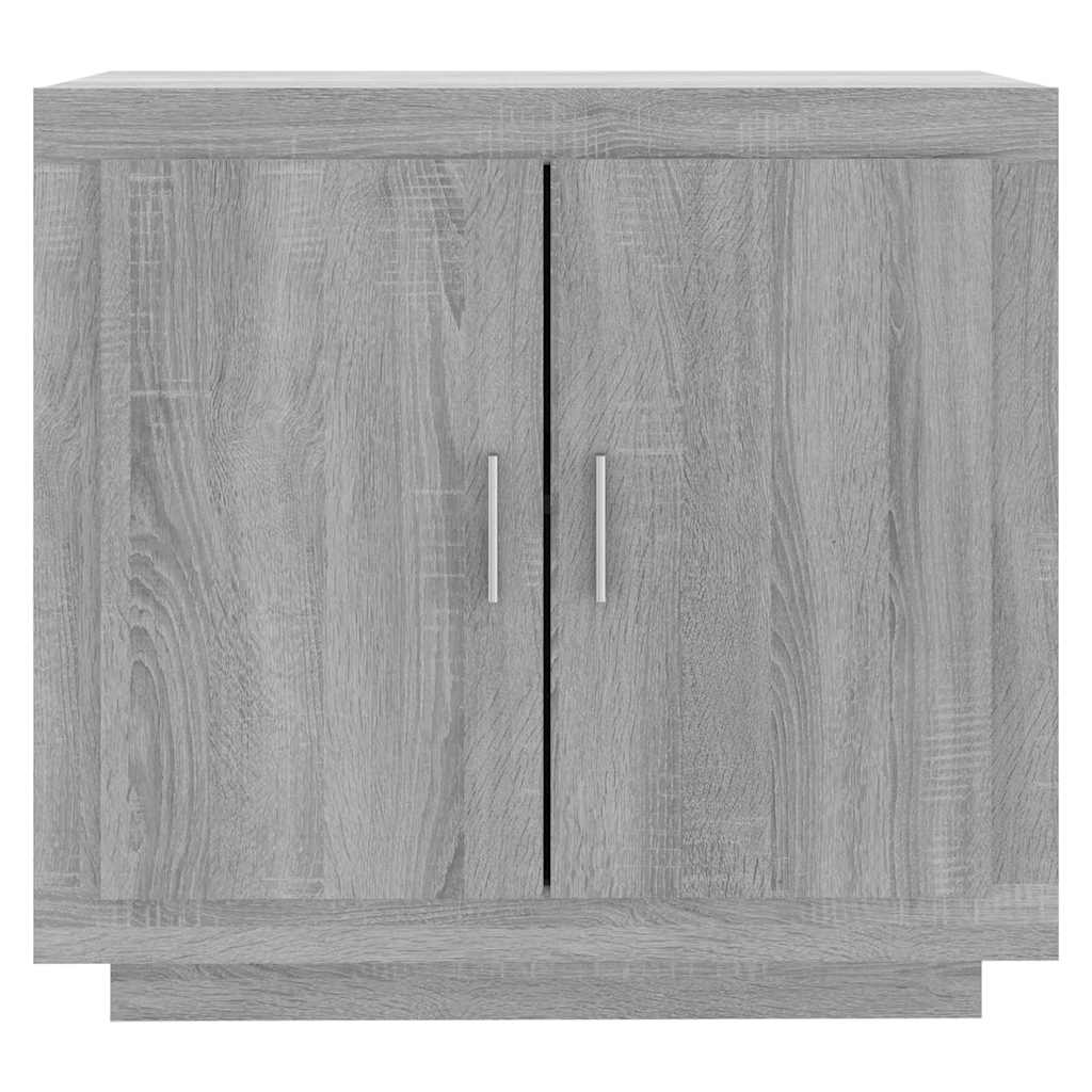 Sideboard Grau Sonoma 80x40x75 cm Holzwerkstoff