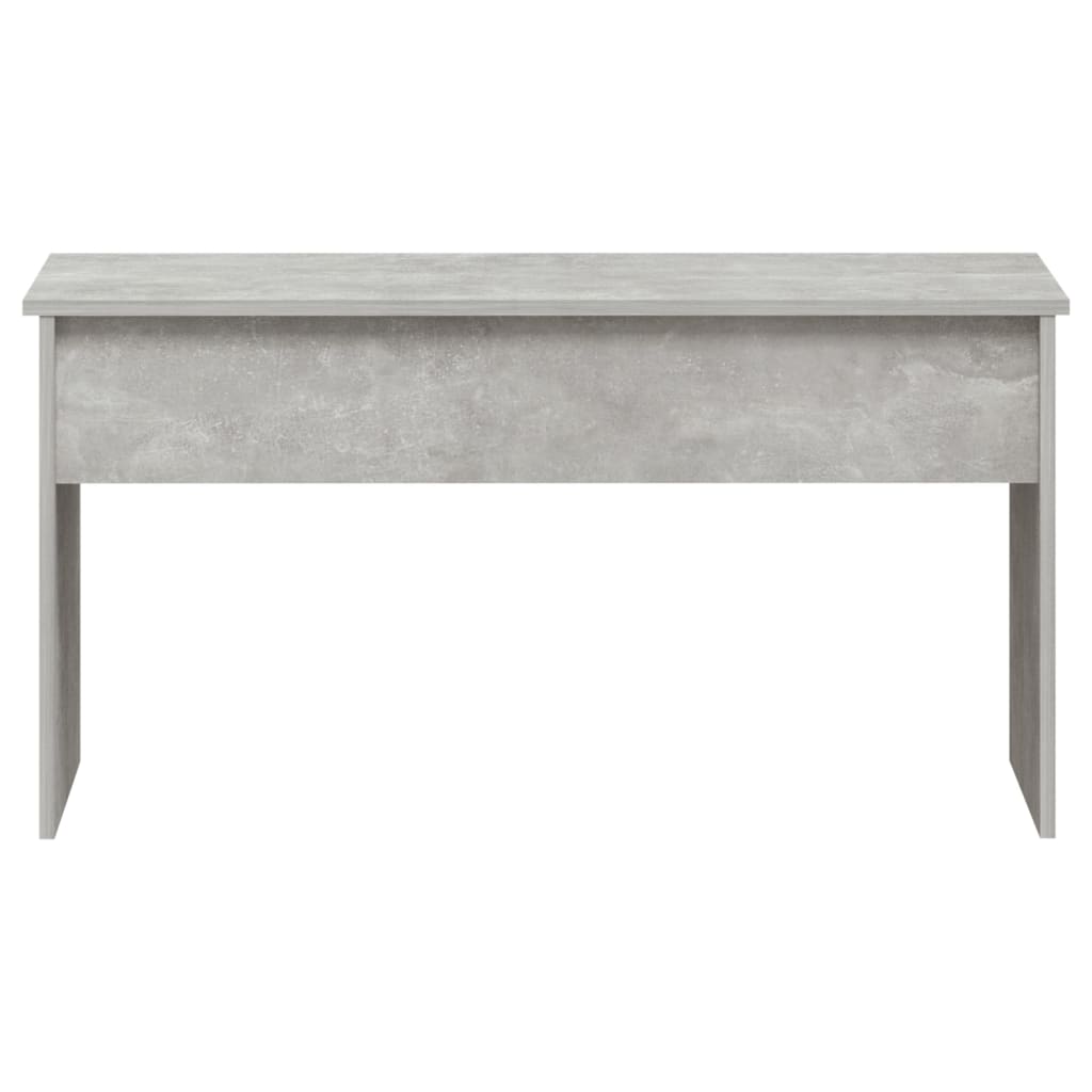 Table basse gris béton 102x50,5x52,5 cm en bois