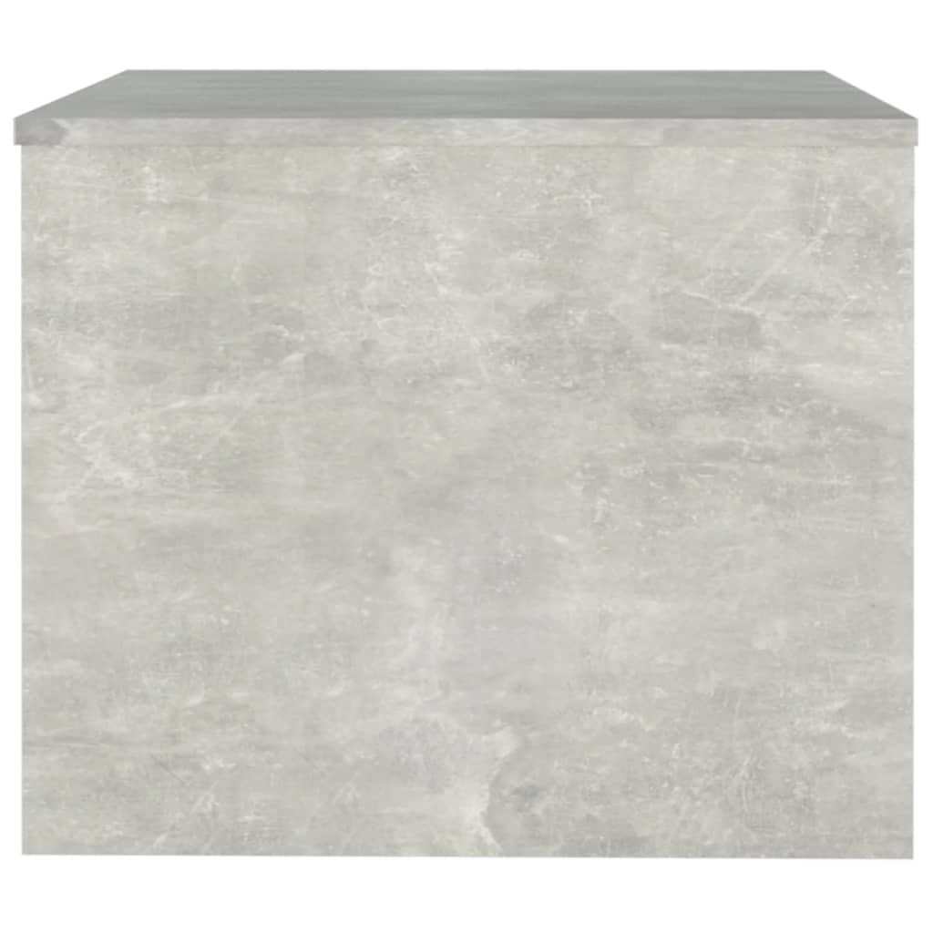 Table basse gris béton 80x50x40 cm en bois