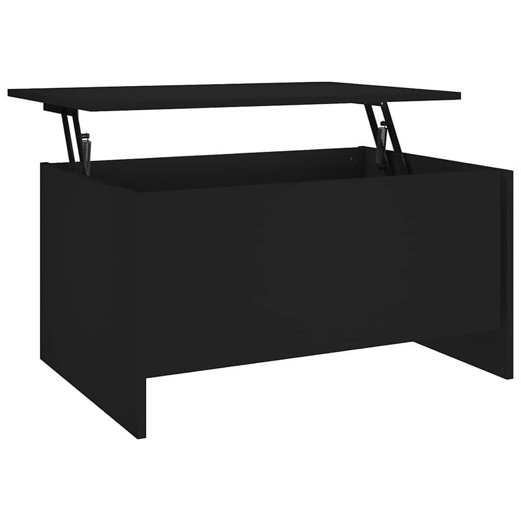 Couchtisch Schwarz 80x55,5x41,5 cm Holzwerkstoff